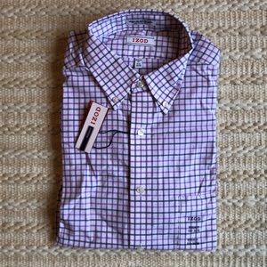 Purple/Grey Men’s IZOD Shirt